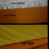 Sprucing Up: Hiding an Exposed Box Spring